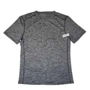 Amazon Essentials Men's Dark Grey Wash Short Sleeve Round Neck T-shirt Size M - Picture 1 of 14
