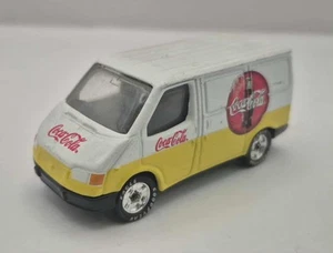 VINTAGE Matchbox Ford Transit Van Coca-Cola Delivery Truck Diecast 1990s (B227) - Picture 1 of 10