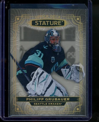 Philipp Grubauer 2022-23 Upper Deck Stature #85 - Image 1 of 2