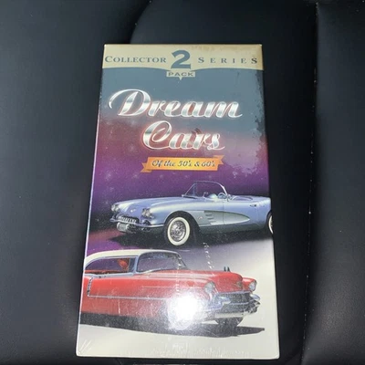 DREAM CARS OF THE 50'S AND 60'S Collector 2 Pack Series VHS New Sealed Foto 1 de 2