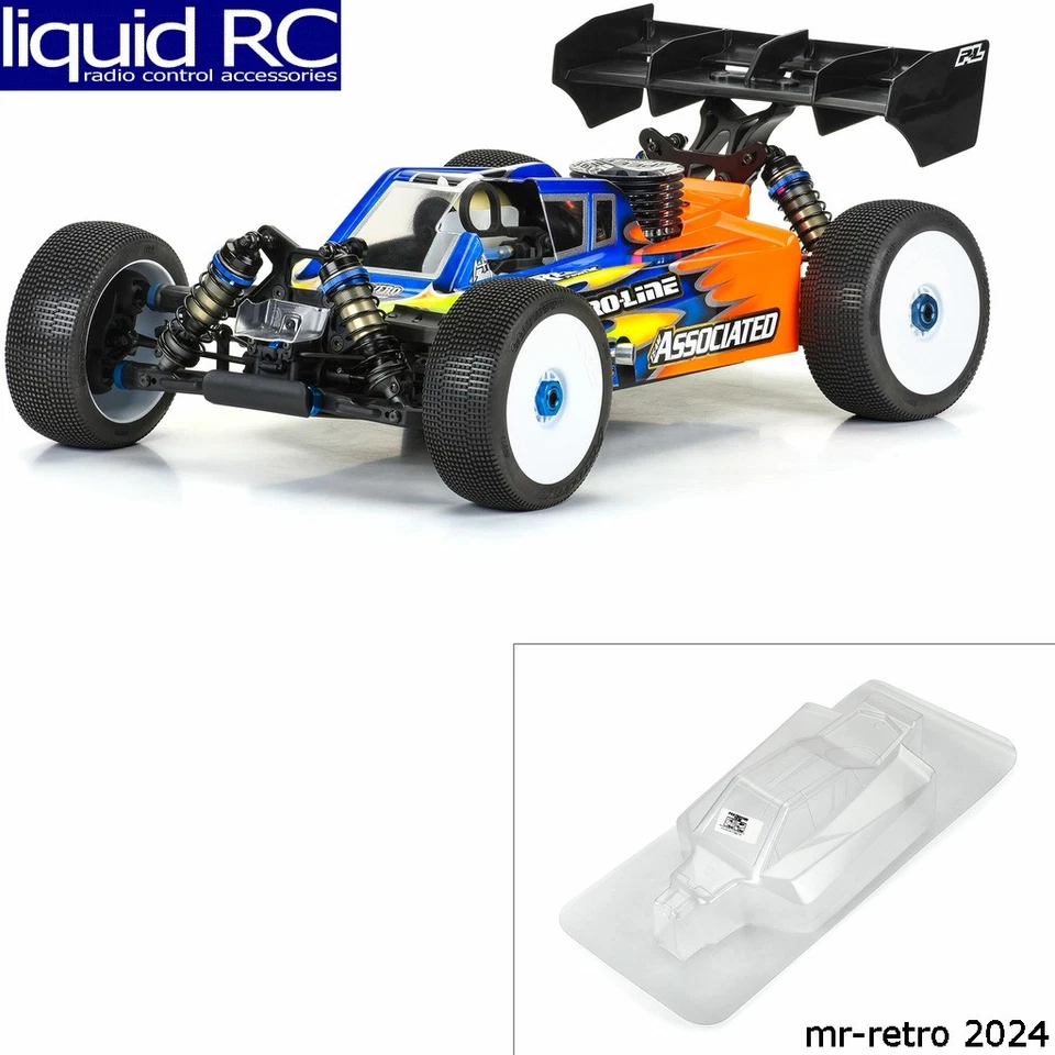 Pro-Line 365700 1/8 Sector Clear Body: AE RC8B4.1 - Image 1 of 1