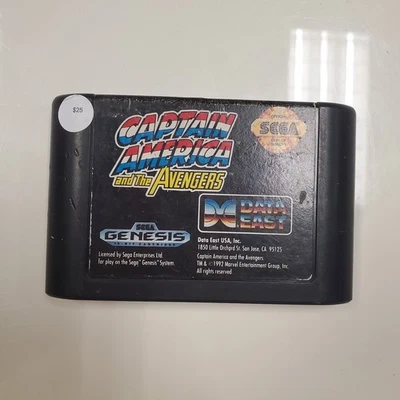 Captain America and the Avengers Sega Genesis Authentic - Image 1 of 4