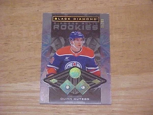 Quinn Hutson 2025-26 Black Diamond DUAL DIAMOND RELIC Rookie 91/99 Edmon Oilers - Bild 1 von 2
