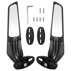 Wind Fin Motorcycle Rear View Mirror Replacement for Motorbike Side Mirror - Foto 1 di 11