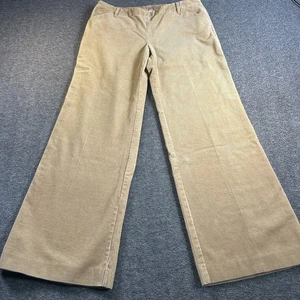 J.Crew Vintage Cordhose Hose Baumwolle Khaki Größe 10 Weites Bein - Bild 1 von 12