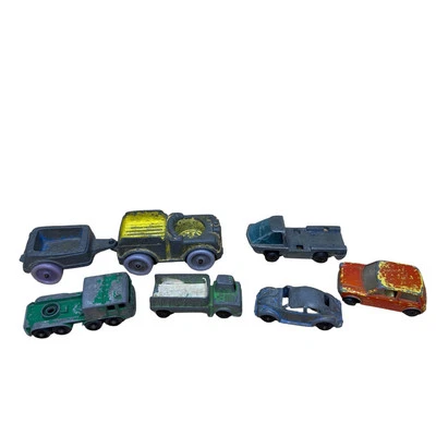 Vintage 60s 70s Die Cast Cars Matchbox Hot Wheels Redline Tootsie Toys Lot of 6 - Image 1 of 4