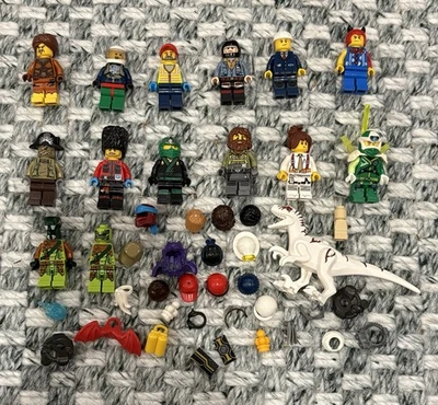 Lego Minifigures Mini Figures Lot - Hats & Accessories - Ninjago & More - Image 1 of 3