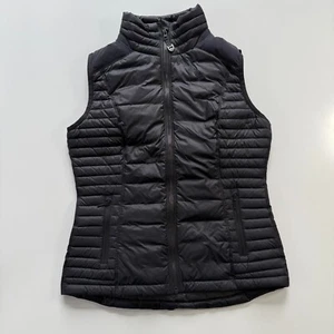 Chaleco acolchado de plumón de ganso KUHL Spyfire 800-Fill para mujer pequeño negro nunca usado - Imagen 1 de 15