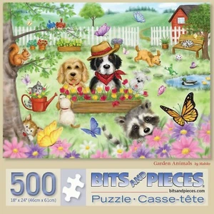 Garden Animals by Makiko 500 Piece Puzzle - Picture 1 of 1