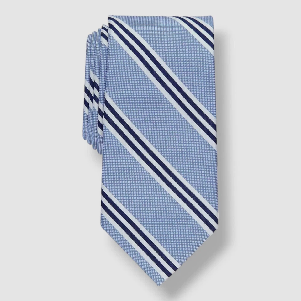 Corbata de seda clásica a rayas azul sentina Nautica para hombre 58 x 3 Foto 1 de 1
