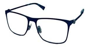 John Varvatos Square Titanium Metal Mens Eyewear Frame V182 Navy 55mm - Picture 1 of 12
