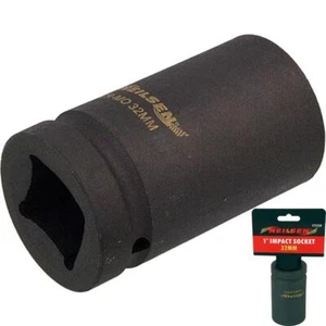 Neilsen 1" Drive Standard Deep Square Metric Single Impact Socket 33mm - Picture 1 of 3