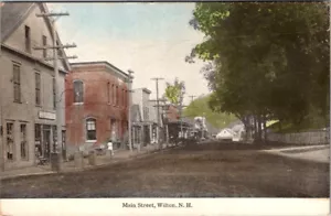 WILTON, NUEVO HAMPSHIRE - CALLE PRINCIPAL - POSTAL ANTIGUA - Imagen 1 de 2