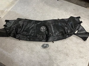 1968-1972 Chevy Corvette Black Vinyl/Fleece Front End Nose Mask Cover Bra, Nice - Picture 1 of 9