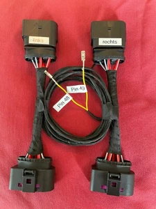 Adapter Xenon-Scheinwerfer VW Golf 6 Kabel nachrüsten Bi-Xenon Premium MK6 MK VI - Picture 1 of 4