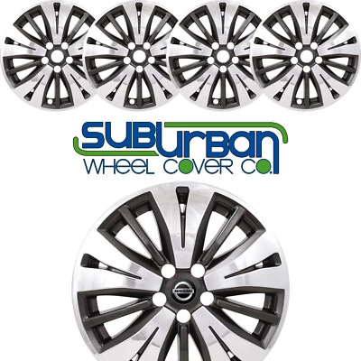 FITS SOME 2017-2020 Nissan Pathfinder 18" Chrome Wheel Skins IMP-488CC NEW SET/4 - Image 1 of 4