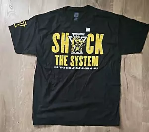 WWE T-Shirt Size 2XL Black Undisputed Era Shock The System Authentic Wear - Picture 1 of 5