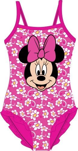MINNIE MOUSE Minni Maus Badeanzug Gr. 104/110 - 128/134 pink NEU