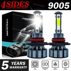 2PCS 9005 HB3 LED Headlight kit 9145 200W 8000LM High Low Beam 6000K White Bulb - Picture 1 of 12