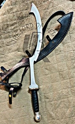 UBR HERRAMIENTA D2 HECHA A MANO PERSONALIZADA ACERO VINTAGE EGIPCIO KHOPESH CON FUNDA DE CUERO   Foto 1 de 2