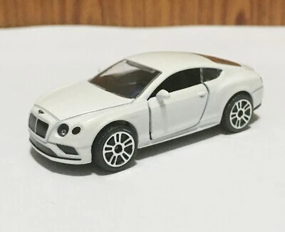Majorette Bentley Continental GT V8 S белый - колеса D5S 1:64 (3») без упаковки - Изображение 1 из 4