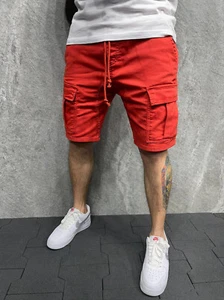 ON SALE!! Summer Casual Chino Pocket Cargo Shorts Sport Joggers Pants Trousers - Picture 1 of 15