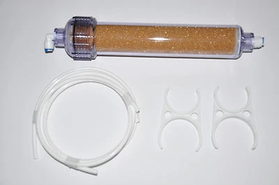 AQUATI Refillable inline deionization cartridge filled with high quality DI resin