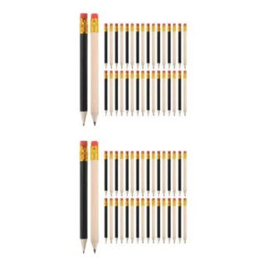 2 Pieces Golfbleistift Braut Büro Halbe Bleistifte Mit Radiergummi - Bild 1 von 12