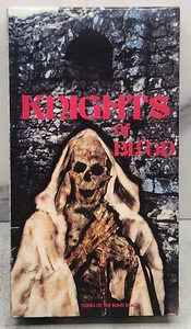 Knights of Blood 1994 Horror VHS Tape Tombs of the Blind Dead Armando De Ossorio - Picture 1 of 14