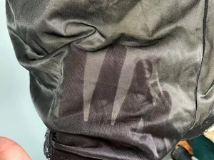 Bragas vintage de encaje satinado sedosas negras transparentes talla grande - Imagen 1 de 5