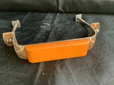 REDUCED Vintage Rectangular Bakelite Drawer Handle/Pull Cover