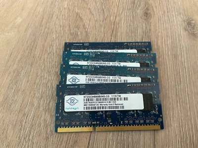 Nanya 2GB PC3-10600S-9-10-B2 NT2GC64B88B0NS-CG Memory RAM - Image 1 of 3