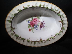 Royal Worcester Florence 2539 Oval Vegetable Bowl - Bild 1 von 2