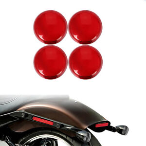 Turn Signal Light Red Lens Cover For Harley Sportster Street Glide Road King