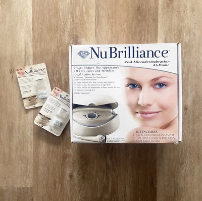 NEW! NuBrilliance Professional Real Microdermabrasion At-Home System w/ extras - Image 1 of 4