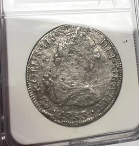 1783 MO FF El Cazador Shipwreck NGC Genuine MEXICO 8 Reales Silver XF Details! - Picture 1 of 3