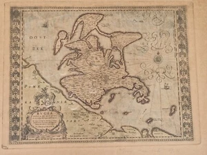 Rugia insula ac ducatus descripta Lubino alte Rügen Landkarte im Rahmen 74x54 cm - Bild 1 von 21