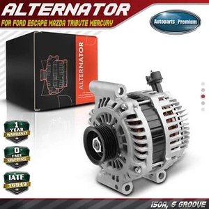 Alternator for Ford Escape Mazda Tribute Mercury 2008 150A 12V CW 6-Groove 3.0L - Picture 1 of 9