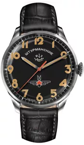 AUTOMATIK STURMANSKIE POLJOT GAGARIN RETRO BLACK 2416/3805147L 2416-3805147L DE - Bild 1 von 5