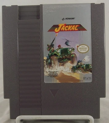 JACKAL (Konami) Nintendo Game Cartridge NES Authentic, Tested & Works, Very Good - Image 1 of 3
