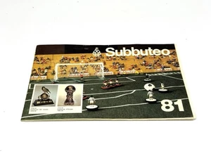 RARO CATALOGO LIBRETTO CON LE SQUADRE SUBBUTEO 81, VINTAGE # FT24 - Picture 1 of 5