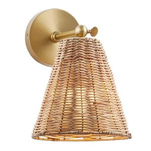 Wall Sconce in Natural Brass - Picture 1 of 6