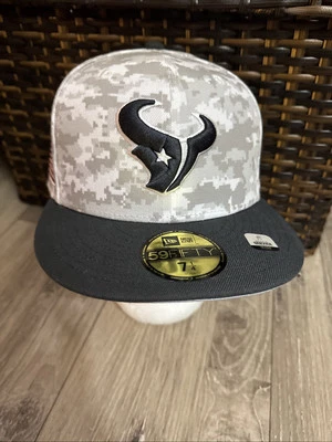 Houston Texans New Era 2024 Salute To Service 59fifty Gorra Ajustada Snapback 7 1/4 Foto 1 de 4