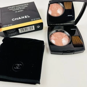 Chanel Cosmetic Joues Contraste Powder Blush 80 Jersey .21 oz Open Box - Picture 1 of 10