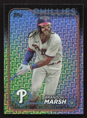 2024 Topps Brandon Marsh Holiday #71 Card - Image 1 of 2
