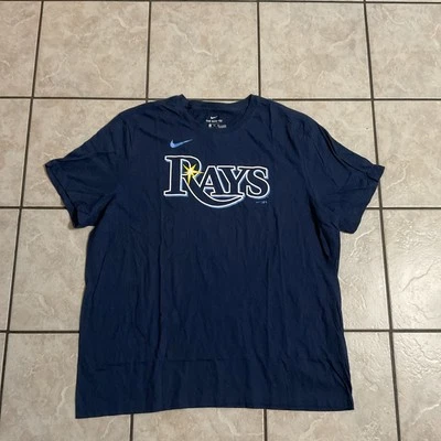 Tampa Bay Rays Nike Wordmark Shirt Men’s XXL - Image 1 of 4