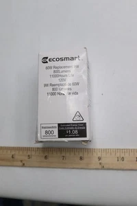 EcoSmart 60W Equivalent Daylight A19 Energy Star + Dimmable LED Light Bulb - Picture 1 of 3