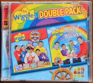 The Wiggles Sailing Around The World Racing The Rainbow 2 Pack CD Original Cast - Picture 1 of 6