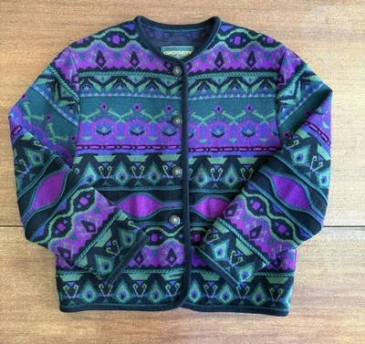 Geiger Cardigan Sweater Women’s Size 38 100% Virgin Wool Austria - Image 1 of 4