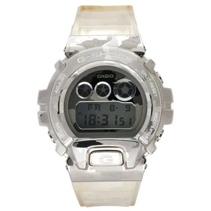 CASIO G-SHOCK GM-6900SCM Digital Watch White Metal Covered Skeleton Camouflage - Picture 1 of 6